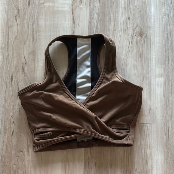 Other - Brown Wrap Sports Bra